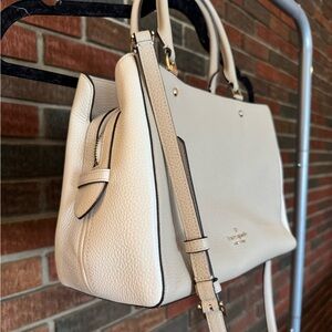 Kate Spade Cream Satchel Bag